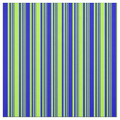 Light Green & Blue Lines Patroon Stof (Swatch)