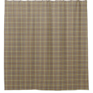 Light Green Blue Tartan Plaid Shower Curtain Douchegordijn