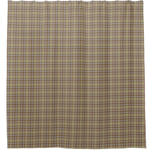Light Green Blue Tartan Plaid Shower Curtain Douchegordijn (Voorkant)
