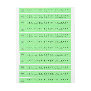 Light Green Business Return-adresdia
