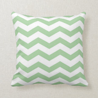 Light Green Chevron Pillow Kussen