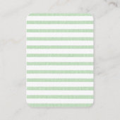 Light Green Chinoiserie brengt een Baby shower uit Informatiekaartje (Achterkant)
