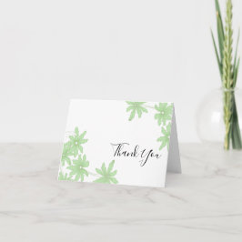 Light Green Daisies Bedankkaart