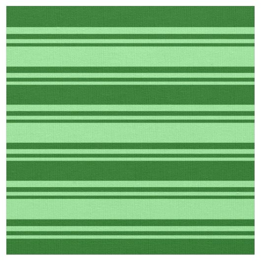 Light Green & Dark Green Lines Pattern Stof (Close Up)