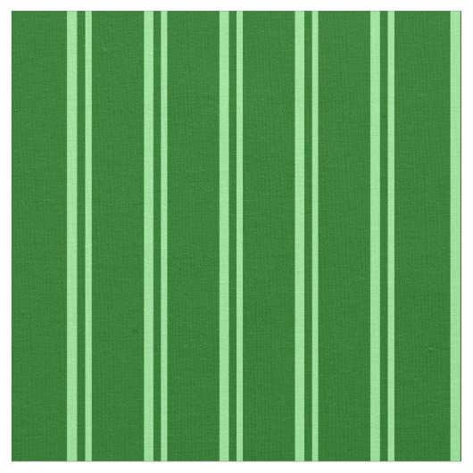 Light Green & Dark Green Lines Pattern Stof (Close Up)