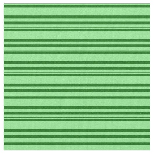 Light Green & Dark Green Stripes Pattern Stof (Close Up)