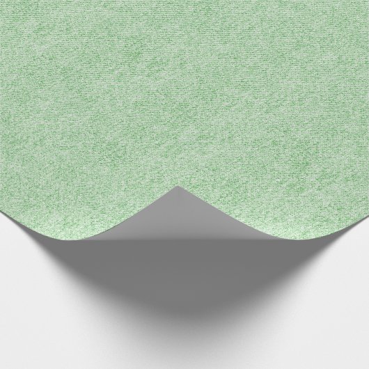Light Green Denim Texture Cadeaupapier (Hoek)