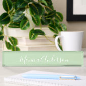 Light Green Elegant Naambordje