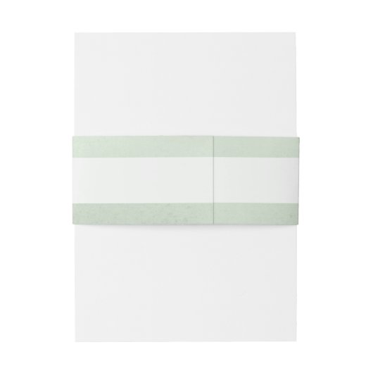 Light Green Elegant-script Uitnodigingen Wikkel (Achterkant Voorbeeld)