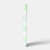 Light Green Gingham Check Patroon Case-Mate iPhone Case (Achterkant / Rechts)