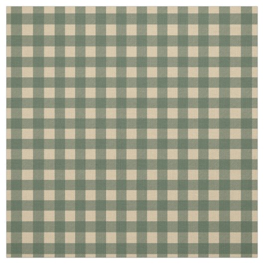 Light Green Gingham Stof (Swatch)