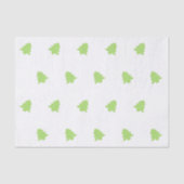 Light Green Kerstbomen afdrukken Tissuepapier (Voorkant)