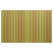 Light Green & Maroon Lines Patroon Stof (Fat Quarter)