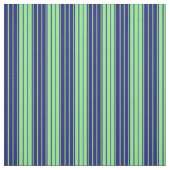 Light Green & Midnight Blue Lines Patroon Stof (Swatch)