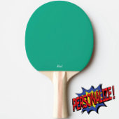 Light Green Monogrammed Ping Pong Paddle Tafeltennisbatje