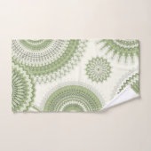 Light Green Multi Mandala Bad Handdoek (Handdoek)
