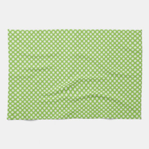 Light Green Polka Dots Theedoek