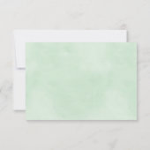 Light Green Southwestern Theme RSVP (Achterkant)