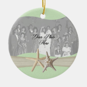 Light Green Starfish Foto Keramisch Ornament