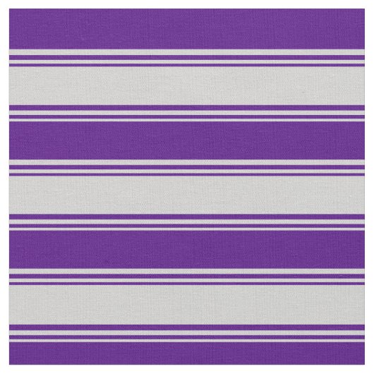 Light Grey and Indigo Lines Pattern Stof (Close Up)