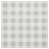 Light Grey and White Plaid Gingham Stof (Swatch)
