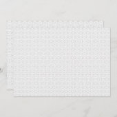 Light Grey Geometric Tile Pattern Aankondiging (Voorkant / Achterkant)