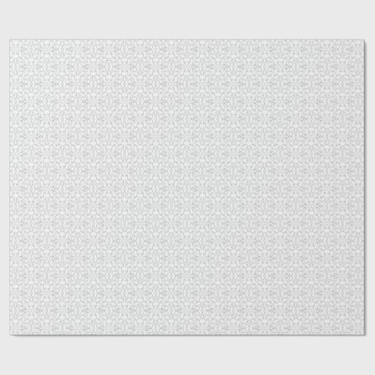 Light Grey Geometric Tile Pattern Cadeaupapier (Vlak)