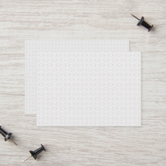 Light Grey Geometric Tile Pattern Contactkaartje (Voorkant / Achterkant in situ)