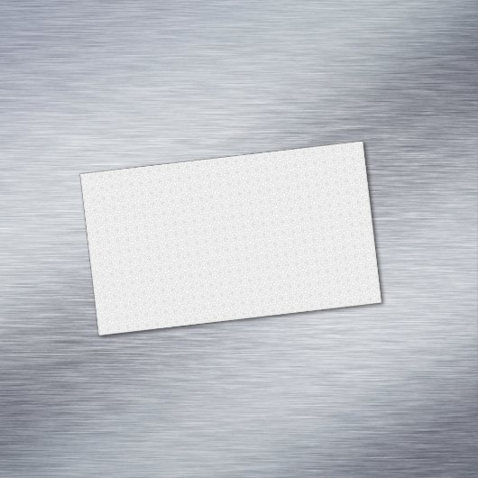 Light Grey Geometric Tile Pattern Magnetisch Visitekaartje (Voorbeeld)