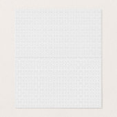 Light Grey Geometric Tile Pattern Visitekaartje (Buitenkant ongevouwen)
