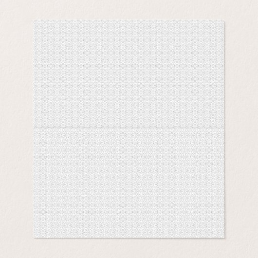 Light Grey Geometric Tile Pattern Visitekaartje (Buitenkant ongevouwen)