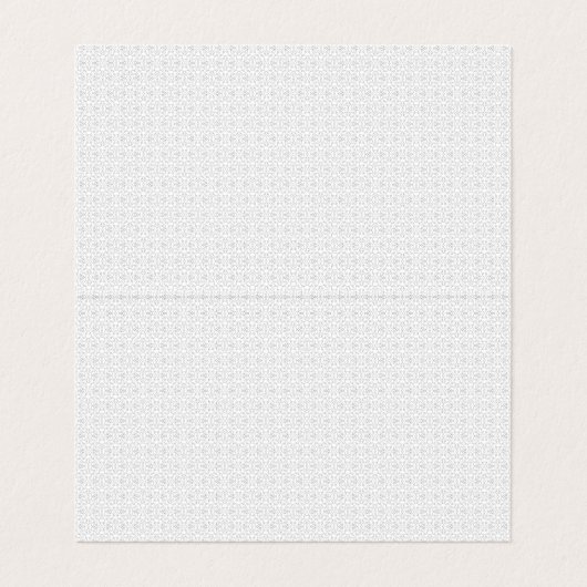 Light Grey Geometric Tile Pattern Visitekaartje (Binnenkant ongevouwen)