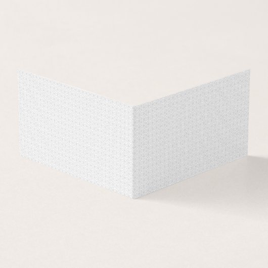 Light Grey Geometric Tile Pattern Visitekaartje (Buitenkant)