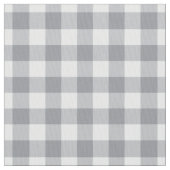 Light Grey Gingham Stof (Close Up)
