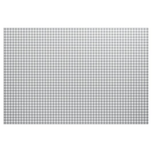 Light Grey Gingham Stof (Yard (91,4 cm))
