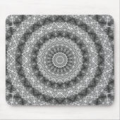 Light Grey Kaleidoscoop / Mandala Muismat (Voorkant)