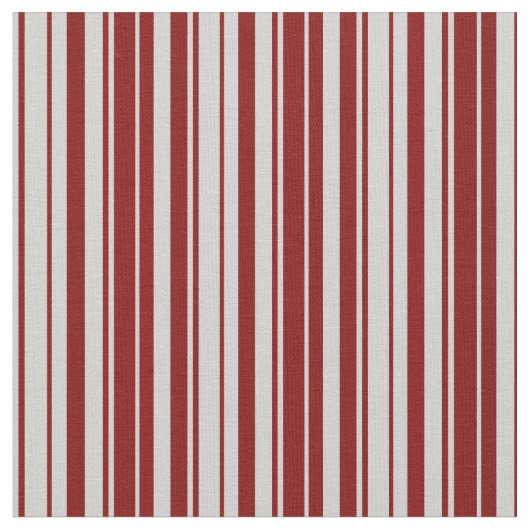 Light Grey & Maroon Stripes Patroon Stof (Close Up)