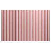 Light Grey & Maroon Stripes Patroon Stof (Fat Quarter)