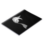 Light Grey Mermaid Tail - geen tekst Notitieboek (Linkerzijde)