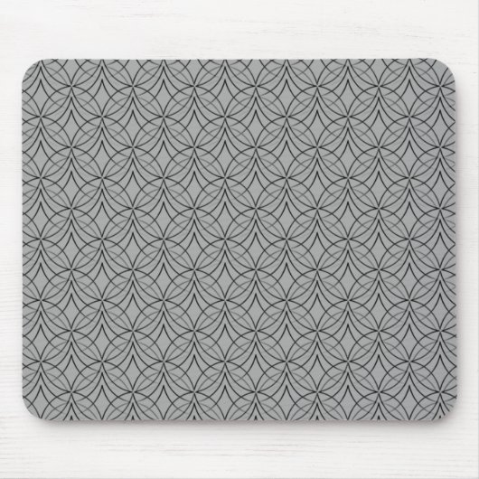 Light Grey Metro Retro Mousepad Muismat (Voorkant)