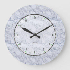 Light Grey Natural Marble Stone Pattern Grote Klok