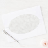 Light Grey Parchment Texture Background Ovale Sticker (Envelop)