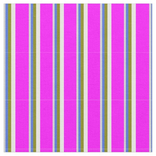 Light Grey, Royal Blue, Green, Mint Cream, Fuchsia Stof (Close Up)