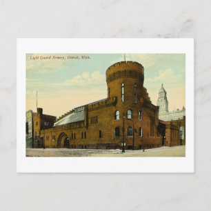 Light Guard Armory Detroit, Michigan Briefkaart