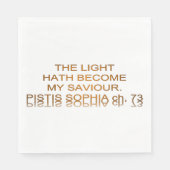 Light Hath wordt mijn redder Servet (Voorkant)