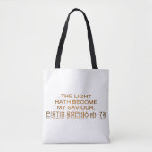 Light Hath wordt mijn redder Tote Bag (Voorkant)