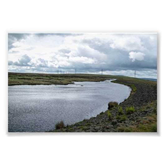 Light Hazzles Reservoir Foto Afdruk (Voorkant)
