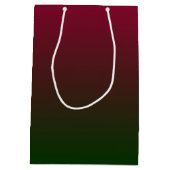 Light Heart Ombre Persoonlijke Kerstmis Medium Cadeauzakje (Achterkant)