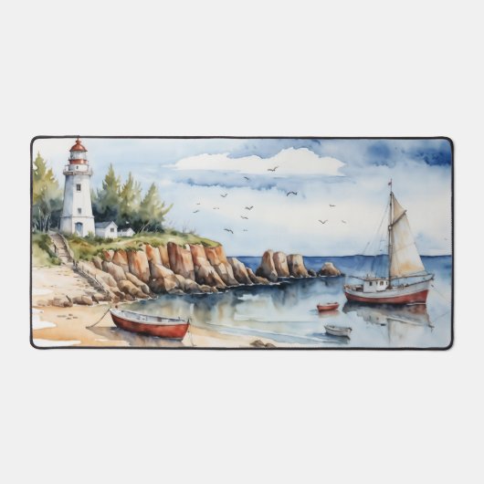 Light House Desk Mats Bureaumat (Voorkant)