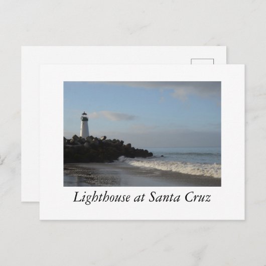 Light House in Santa Cruz California Briefkaart (Voorkant / Achterkant)